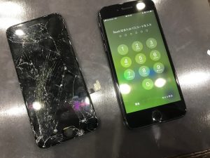 iPhone8ガラス液晶交換修理