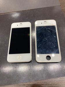 iPhone4S　水没復旧、画面交換、バッテリー交換