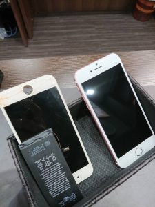 iPhone7　バッテリー　画面交換　
